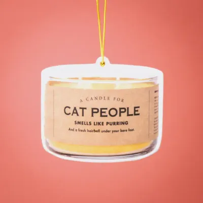 Cat People Air Freshener | Funny Car Air Freshener