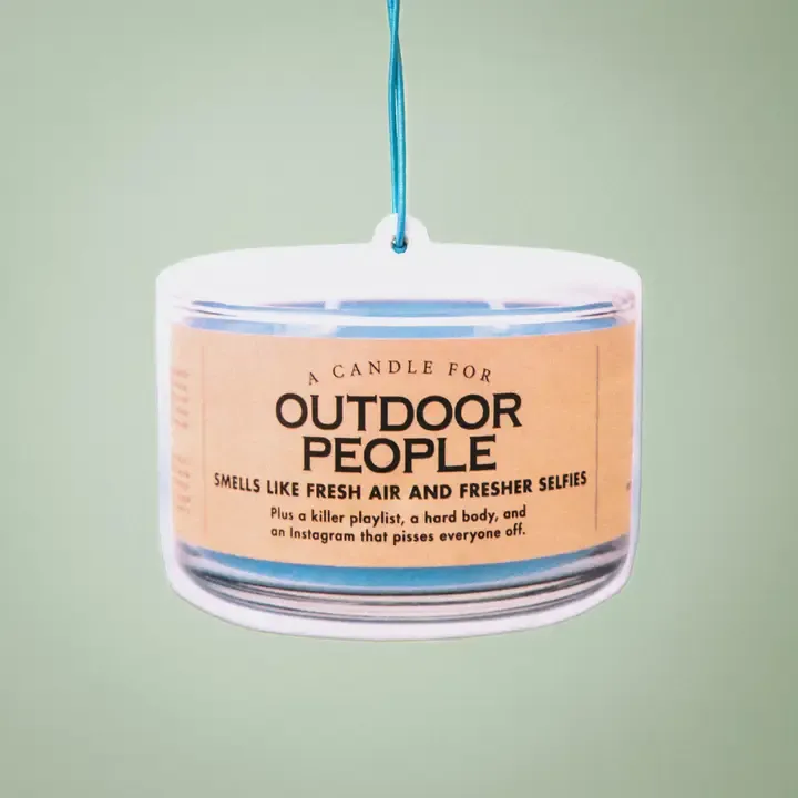 Outdoor People Air Freshener | Funny Car Air