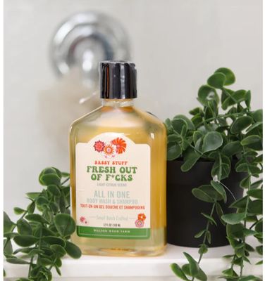 "Fresh out of F*cks" Body Wash & Shampoo