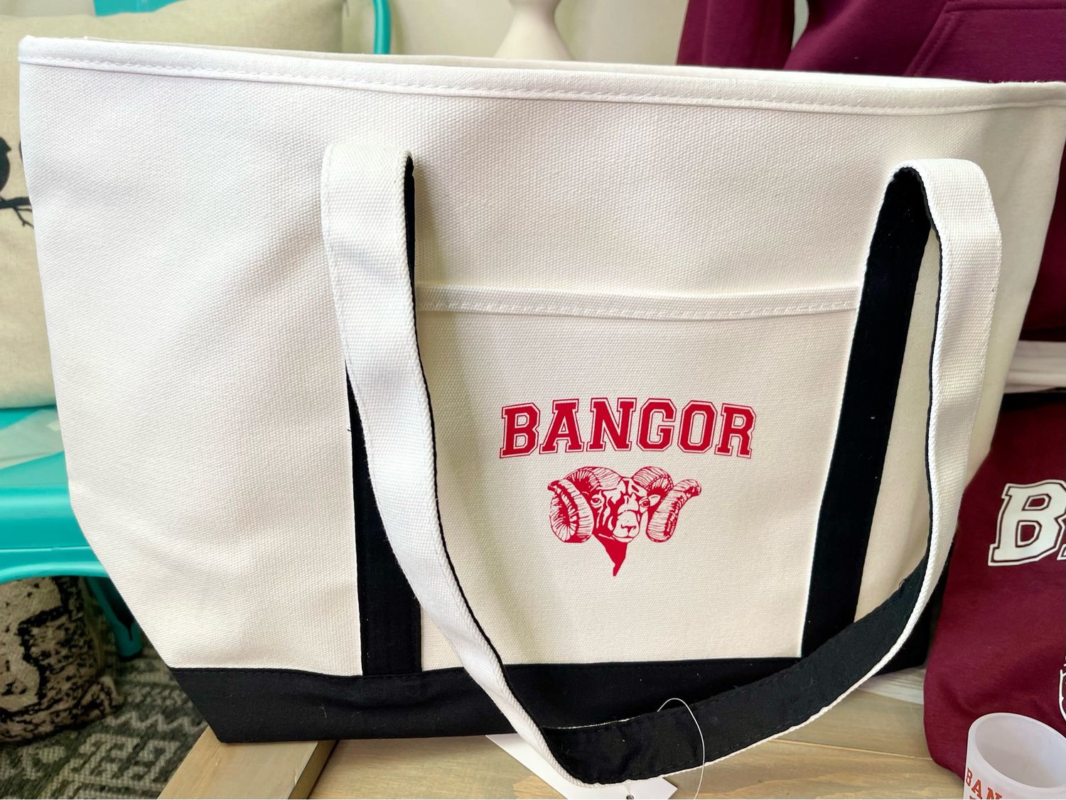 PREORDER Bangor High School Large Zippered Tote
