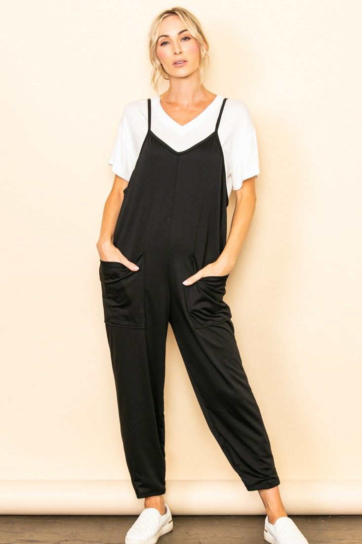 Jumper Overalls Jogger Fit - Black
