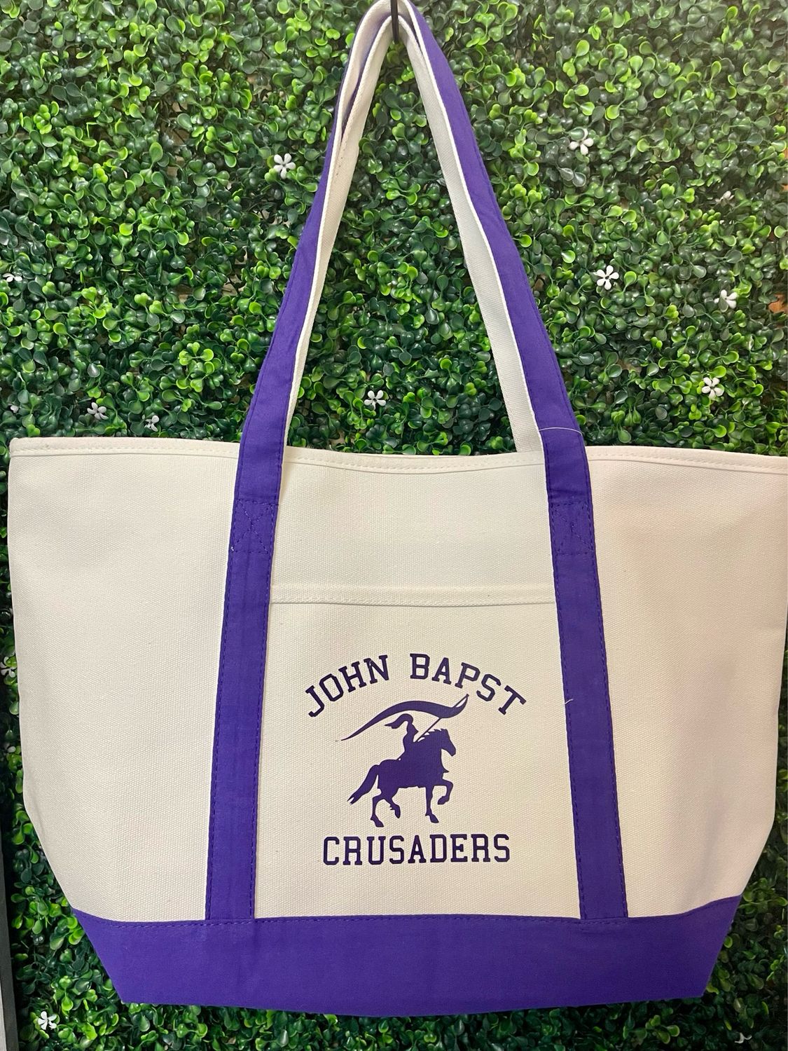 PREORDER John Bapst High School Large Zippered Tote
