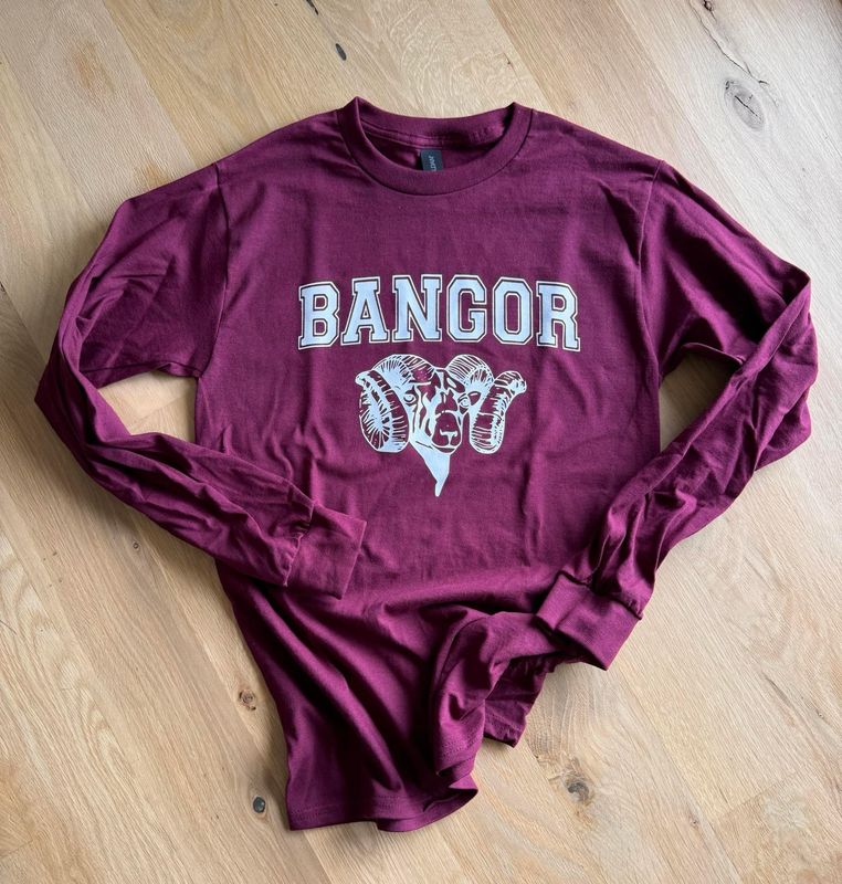 PREORDER Bangor High School Long Sleeve Tee

