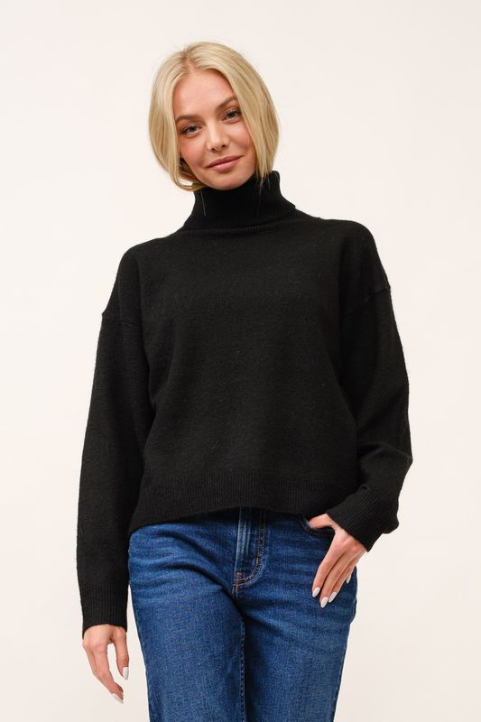Turtleneck Sweater - Black
