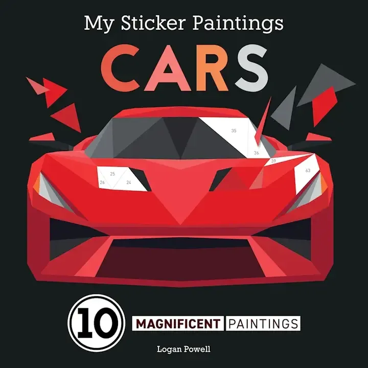 Activity Book - My Sticker Paintings: Cars
