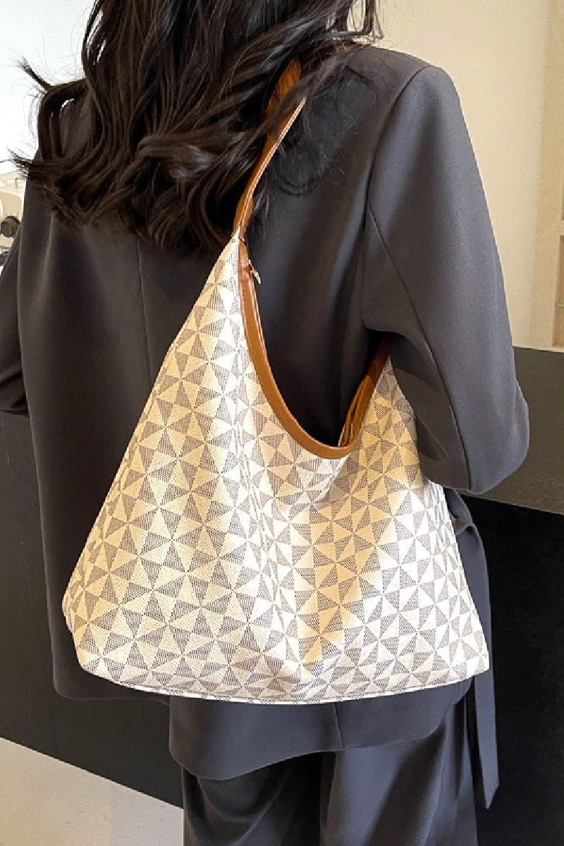 Vegan Leather Hobo Shoulder Bag