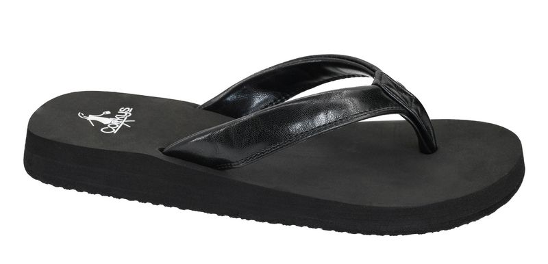 Corkys Summer Plans Flip Flops - Black