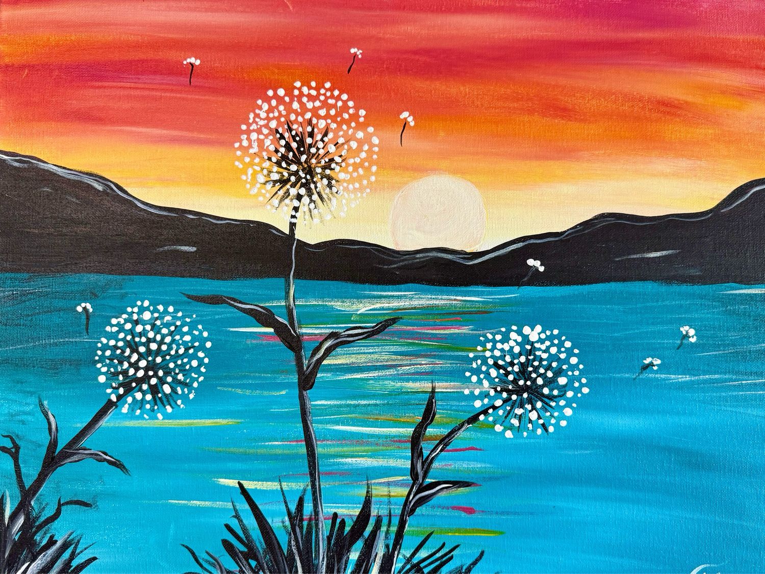 Dandelion Dreams Paint and Sip