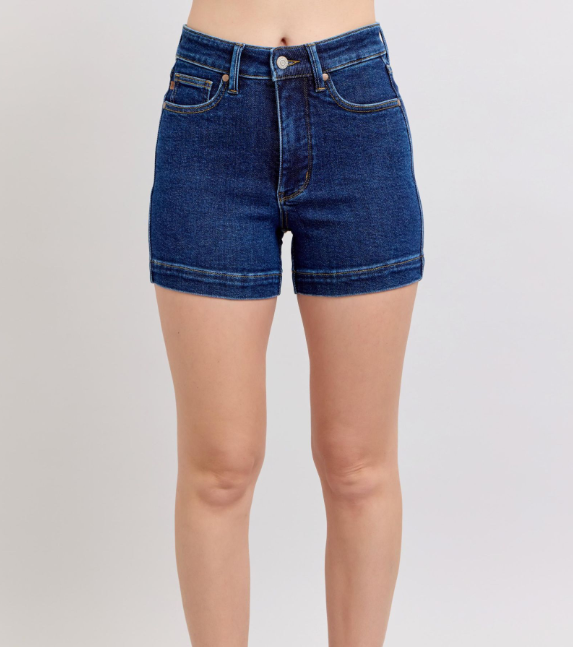 JUDY BLUE - High Waist Tummy Control Shorts Small to 3X