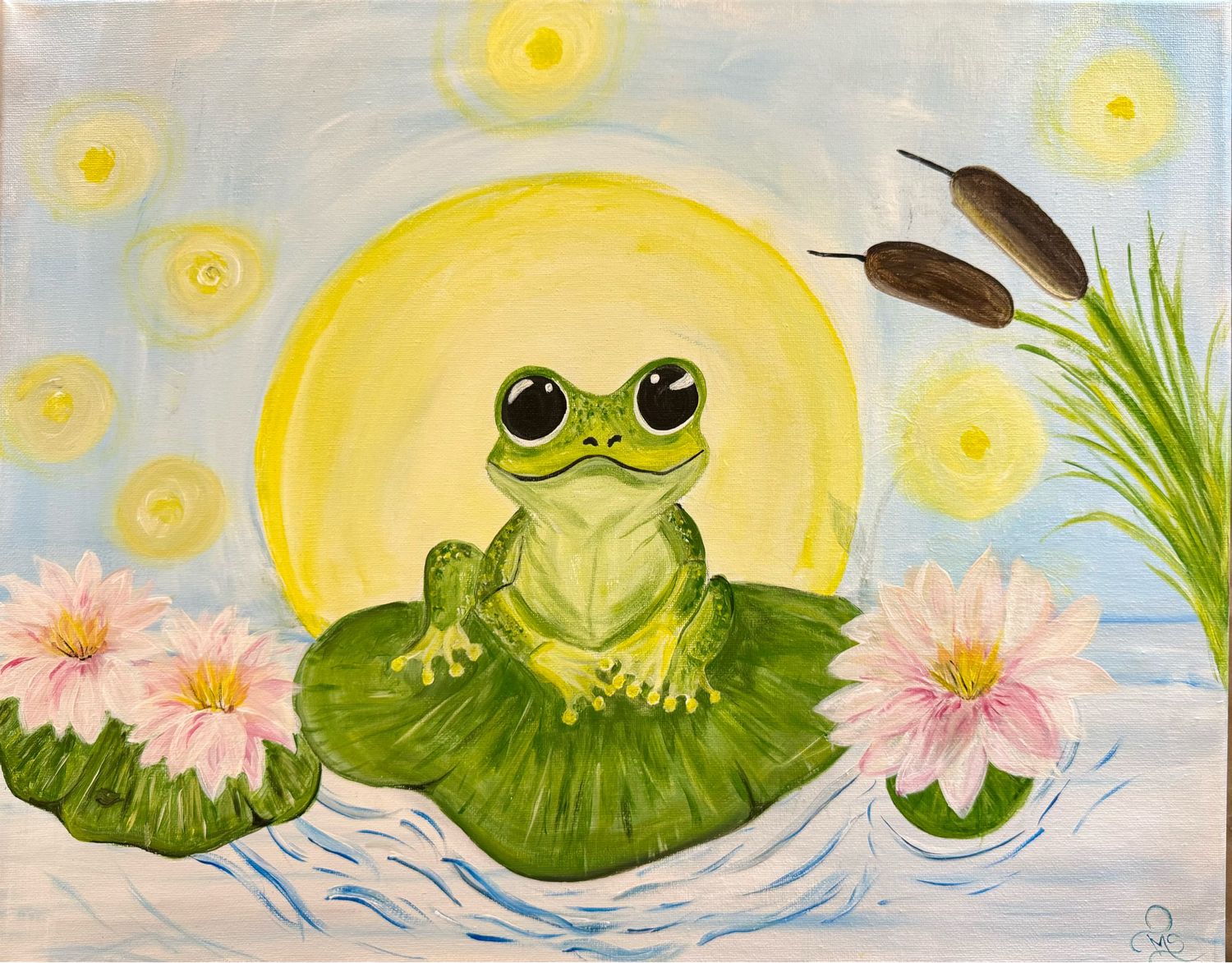 Froggy Paint and Sip