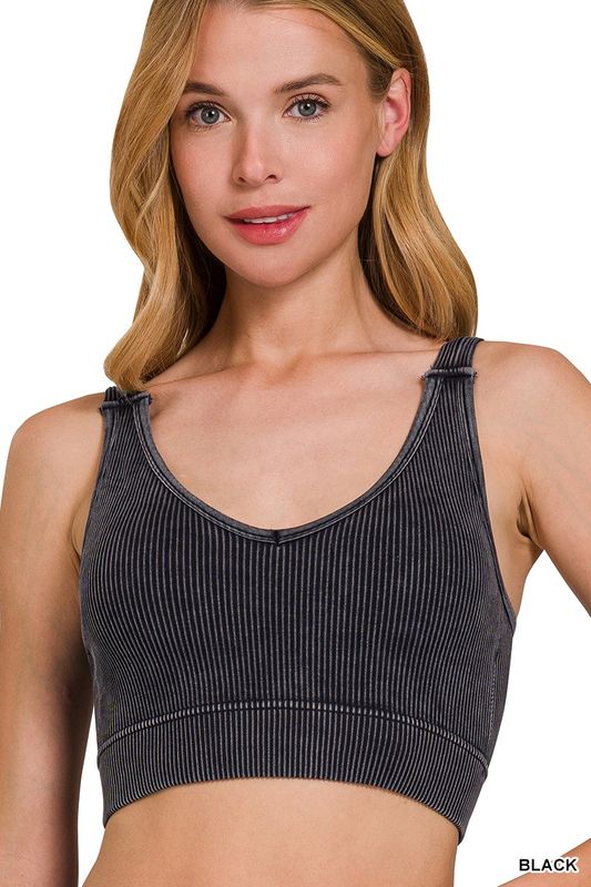 Black Bralette Tank S/M & L/XL
