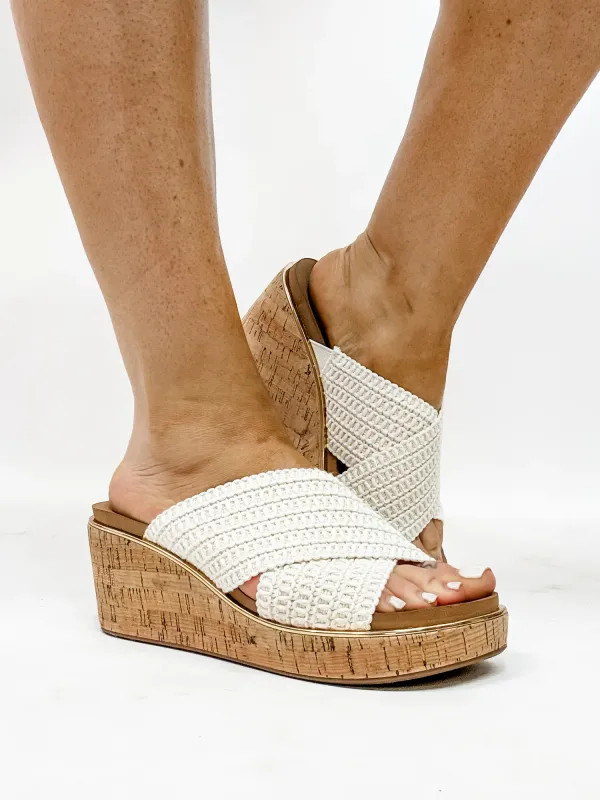 Corky's Ivory Peace Out Sandals