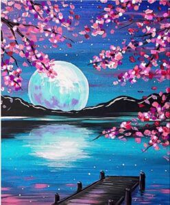 Cherry Blossoms Paint and Sip