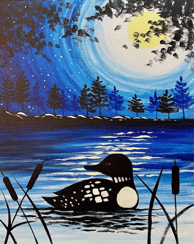 Loon Lake Paint and Sip June 28th