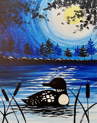 Loon Lake Paint and Sip FUNdraiser August 16th