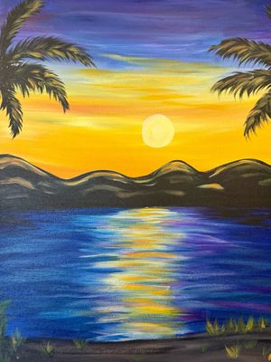 Maui Sunset Paint and Sip