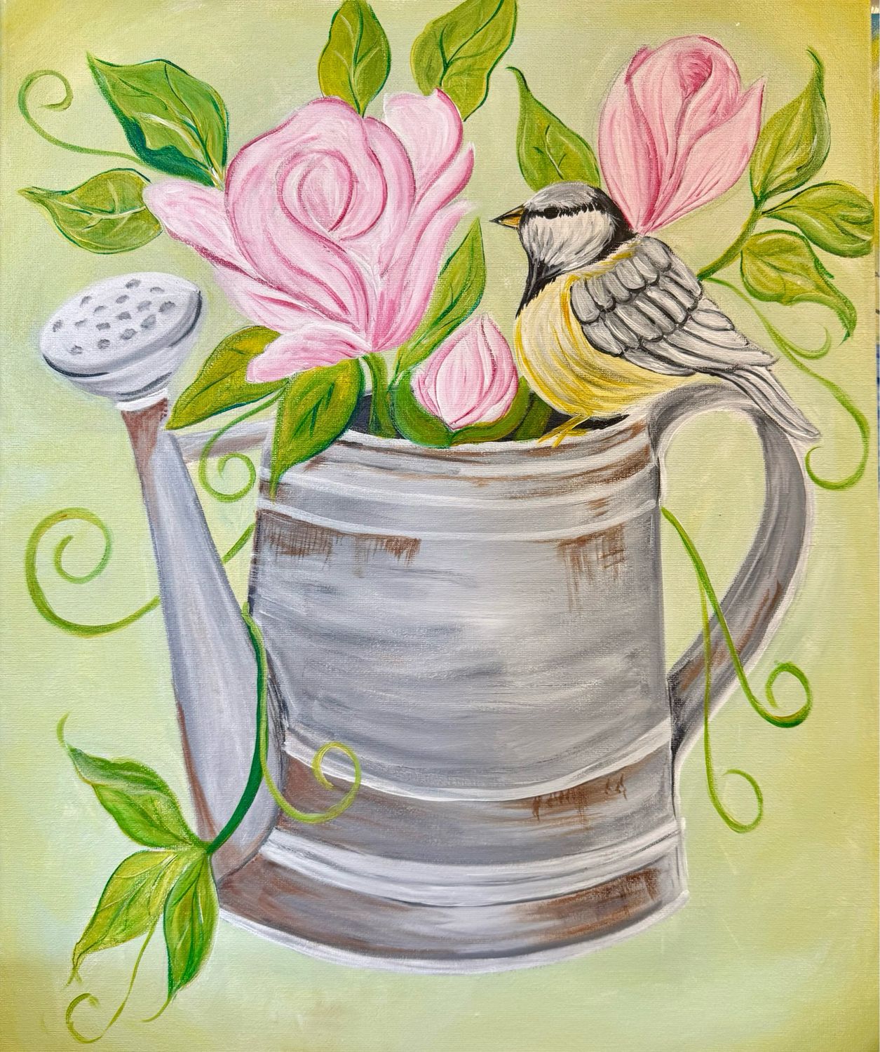 Watering Can Paint and Sip