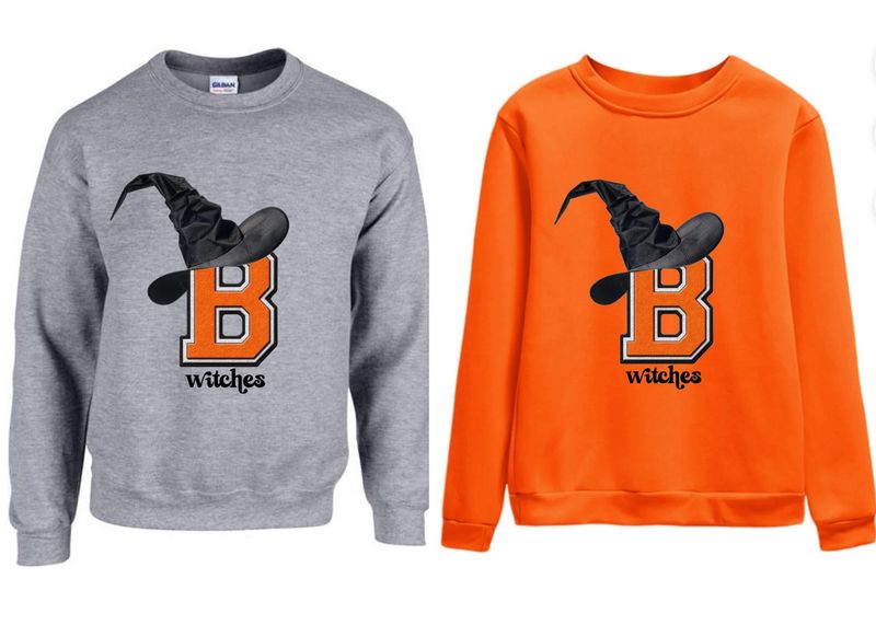 PREORDER Witch Hat Brewer High School Crew Neck Sweatshirt