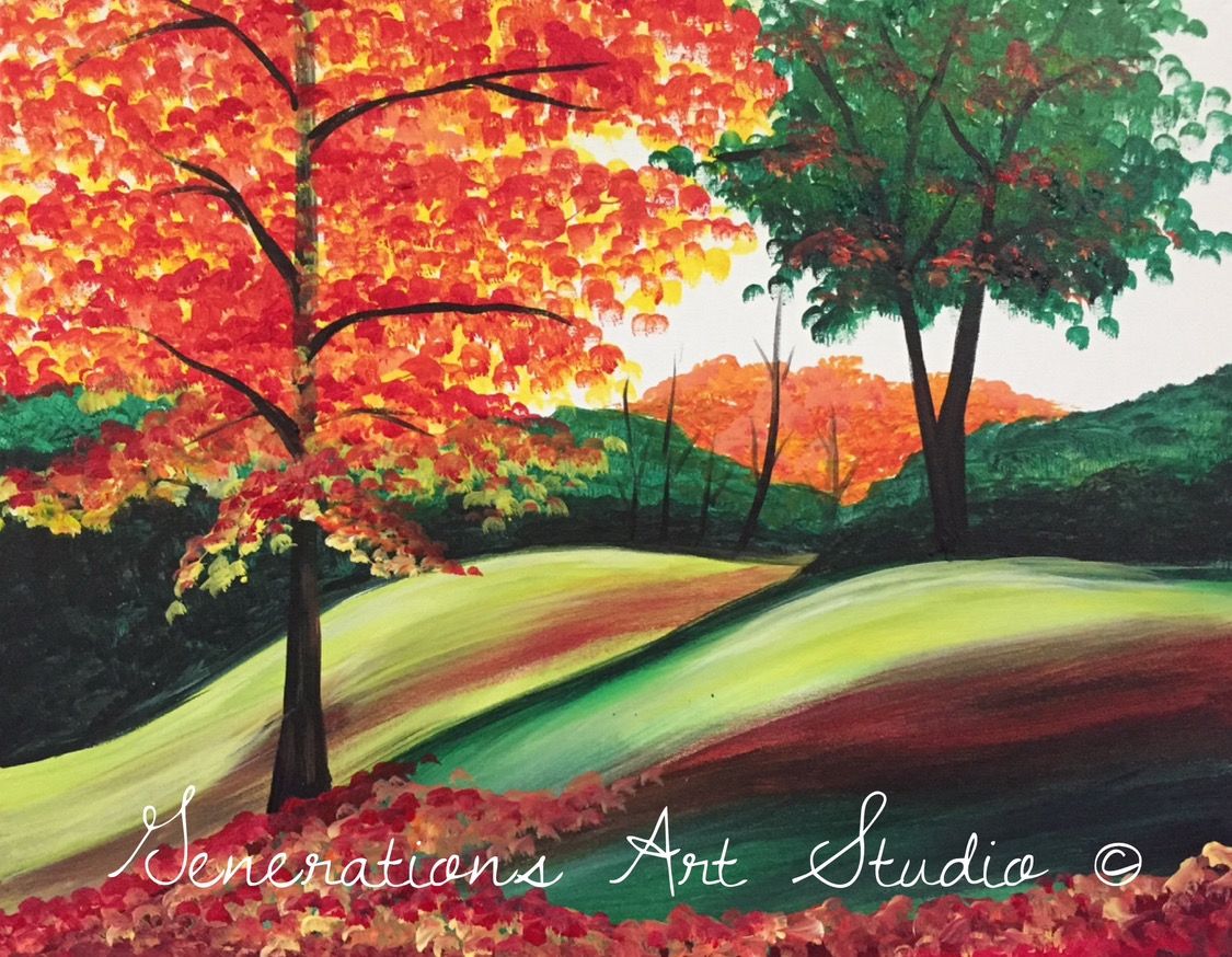 Changing Seasons Paint and Sip