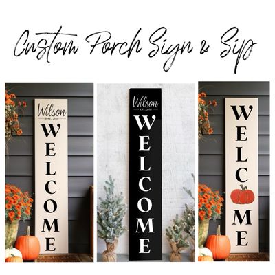 Custom Porch Sign Take Home Kit