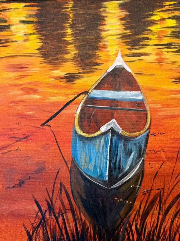 Autumn Canoe Paint and Sip
