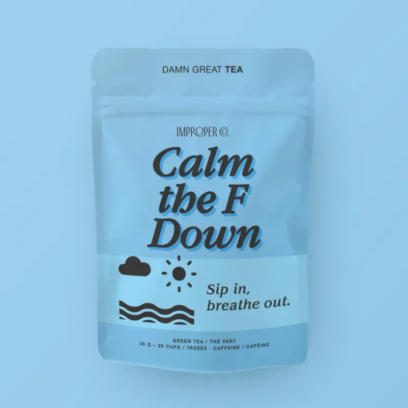 Calm the F Down Green Tea