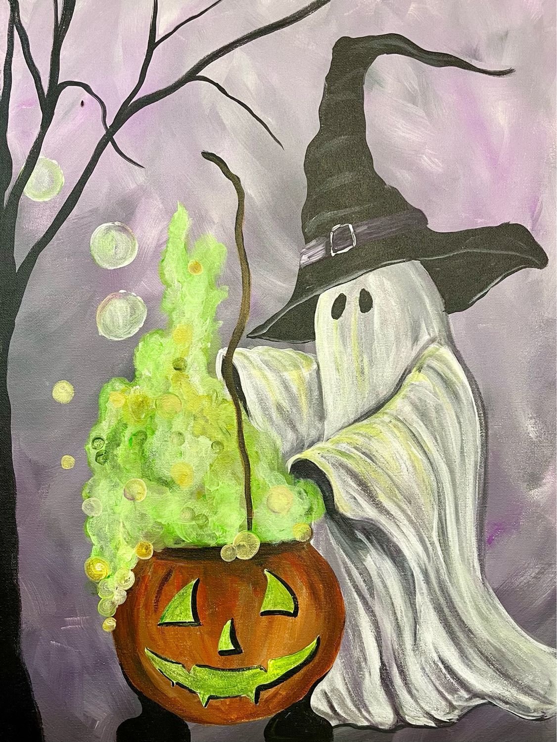 Ghostly Potion Paint and Sip October 25th