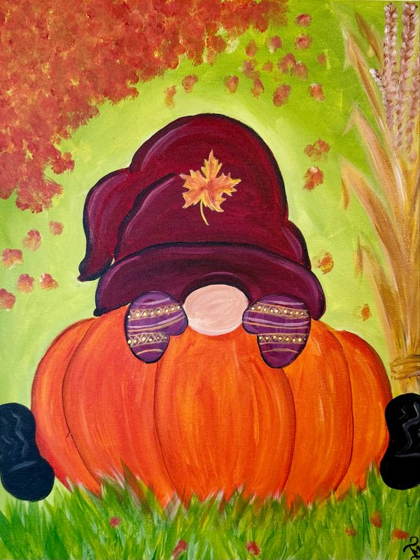 Harvest Gnome Paint and Sip November 1st