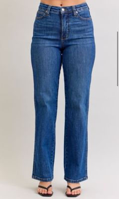 JUDY BLUE - High Waist Tummy Control Straight Leg