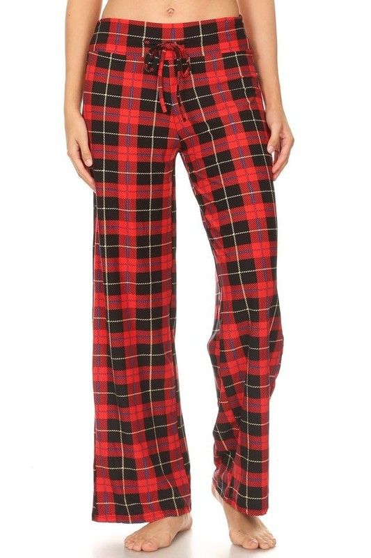 Plaid Pajama Pants Plus size Plaid Pajama Pants Plus size