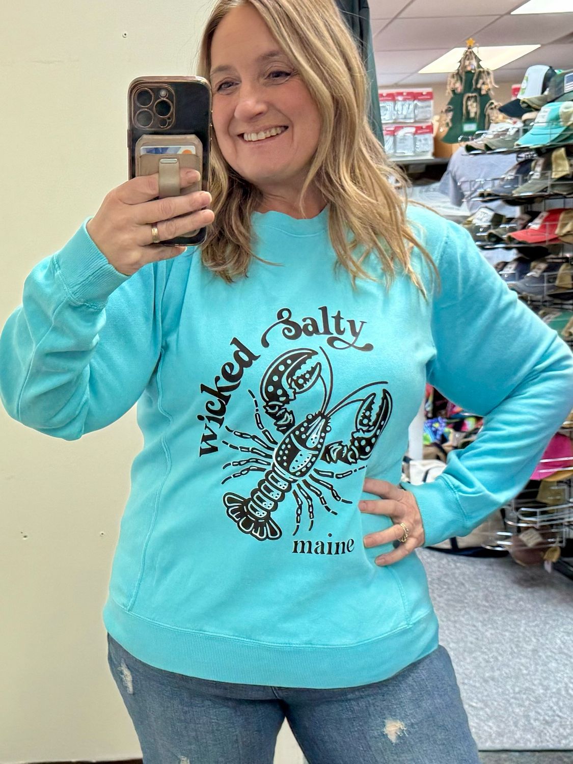 Wicked Salty Maine Sweatshirt
