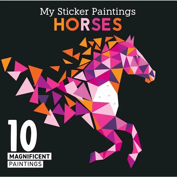 Activity Book - My Sticker Paintings: Horses
