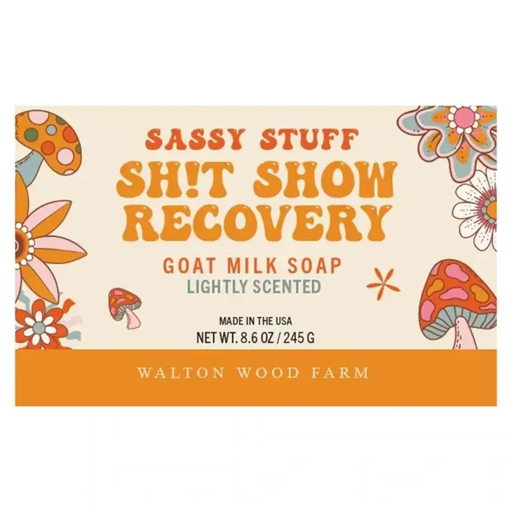 Sh!T Show Recovery Goat Milk Bar Soap 8.6oz
