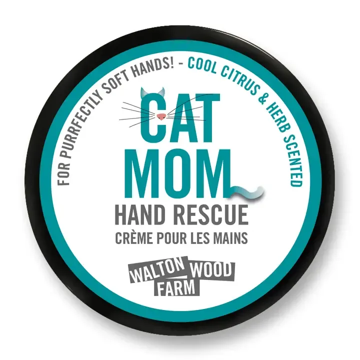 Hand Rescue Cream - Cat Mom - Cool Citrus & Herb
