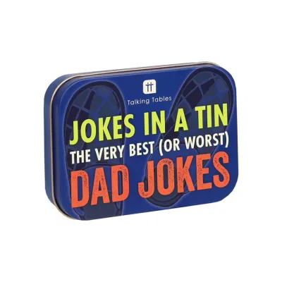Dad Jokes in A Tin | 100 Cards | 100 Jokes
