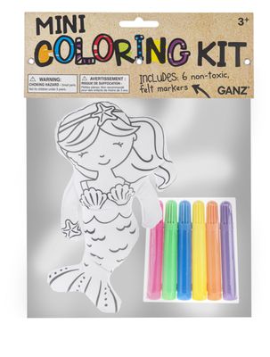 Mini Coloring Kit - Mermaid Mini Coloring Kit - Mermaid