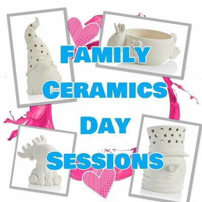 School Vaca Family Ceramics Session January 2nd School Vaca Family Ceramics Day Session December 28th