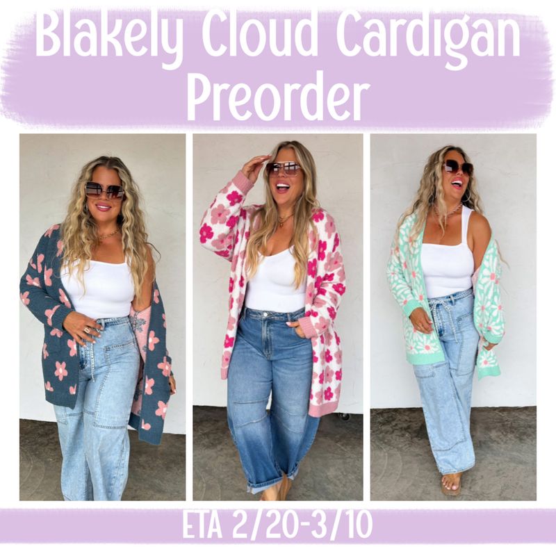 PREORDER Blakeley Spring Cloud Cardigan