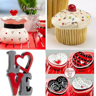 Valentine's Open Ceramics Studio January 17th Session 1 10am-12:30pm