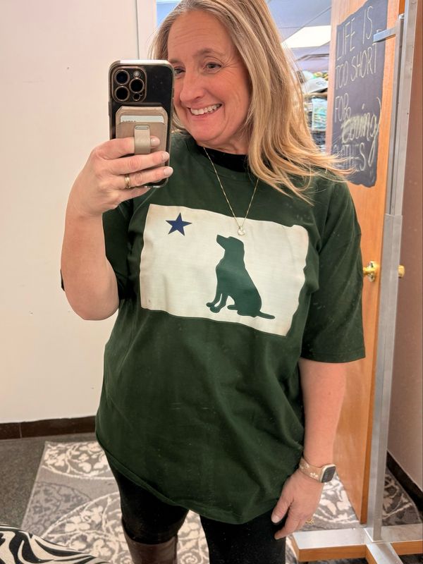 Maine Flag Dog Tee Maine Flag Dog Tee