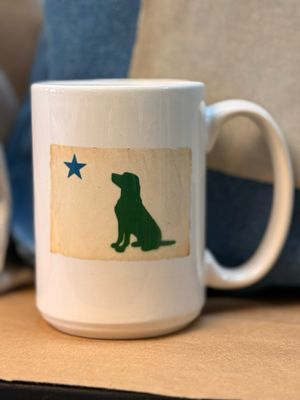 Maine Flag Dog Coffee Mug Maine Flag Dog Coffee Mug