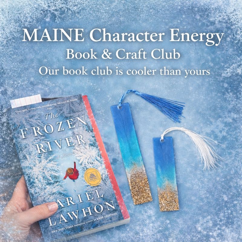 MAINE Character Energy Book & Craft Club - Our Book Club Is Cooler Than Yours