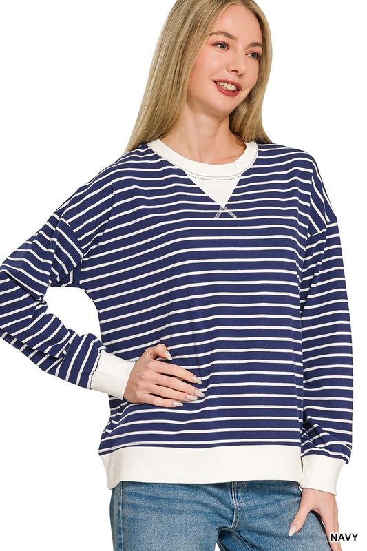 Harbor Stripe Pullover
