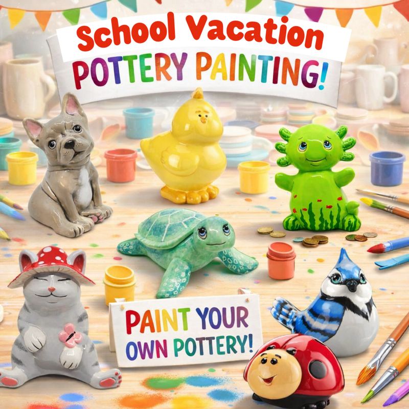 School Vaca Ceramic Session Feb 21st Session 1