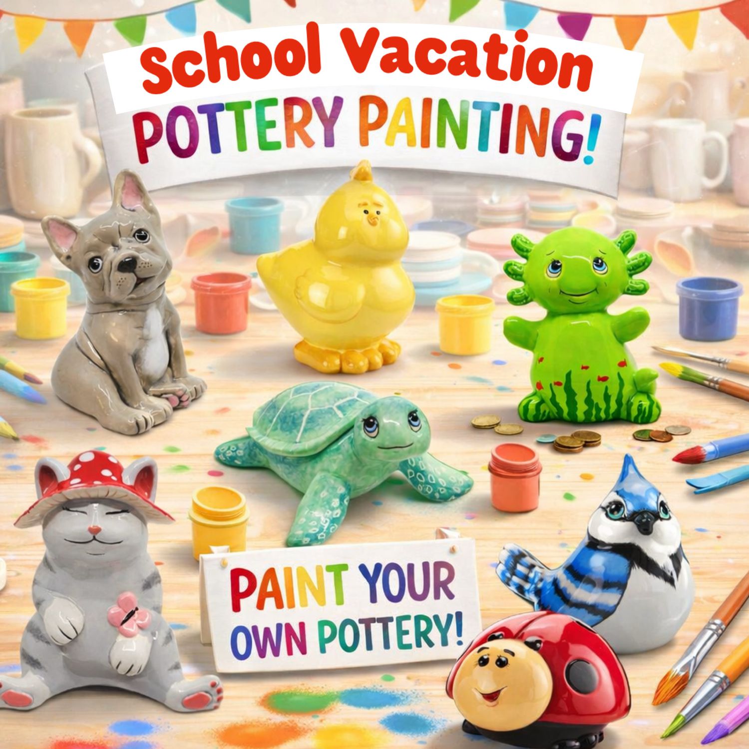 School Vaca Ceramic Session Feb 20th Session 2