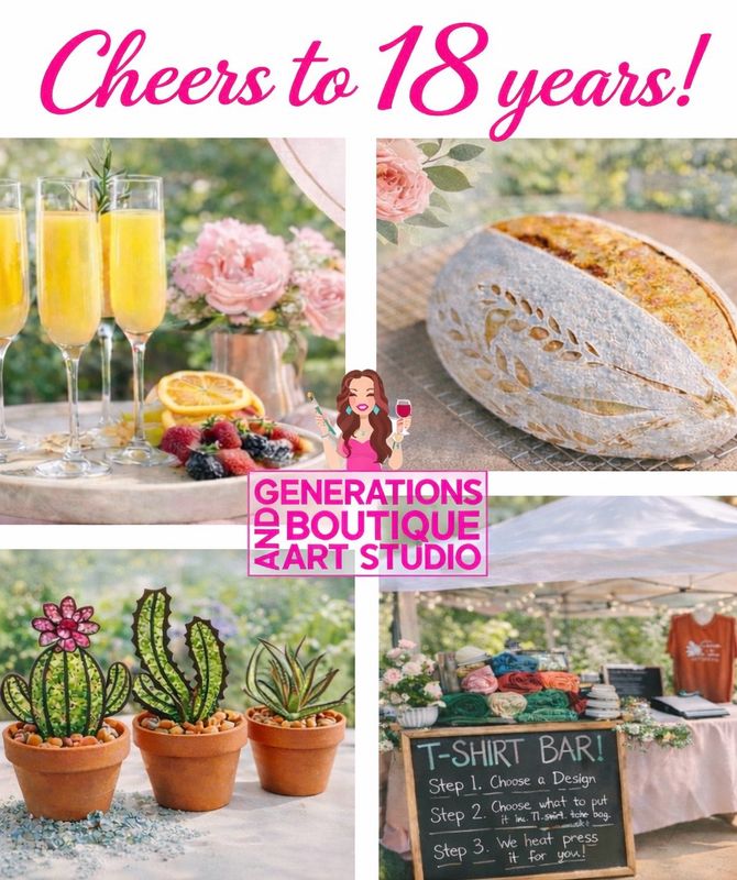 Cheers To 18 Years! Anniversary Event Workshops and More
