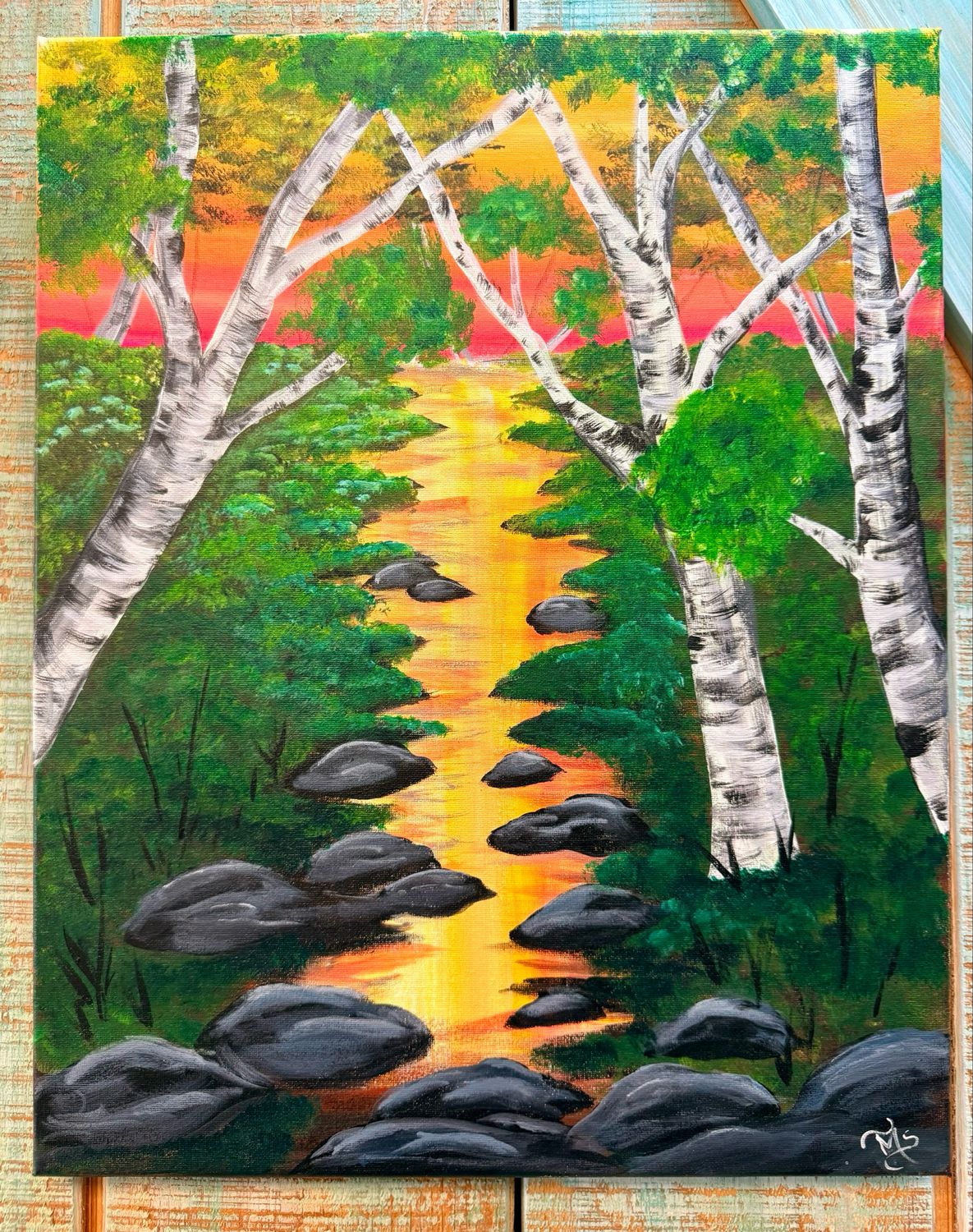 Sunset Stream Paint and Sip Sunset Stream Paint and Sip