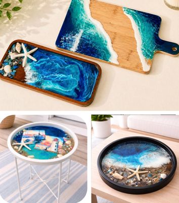 Resin Serving Boards, Trays, Tables June 23rd