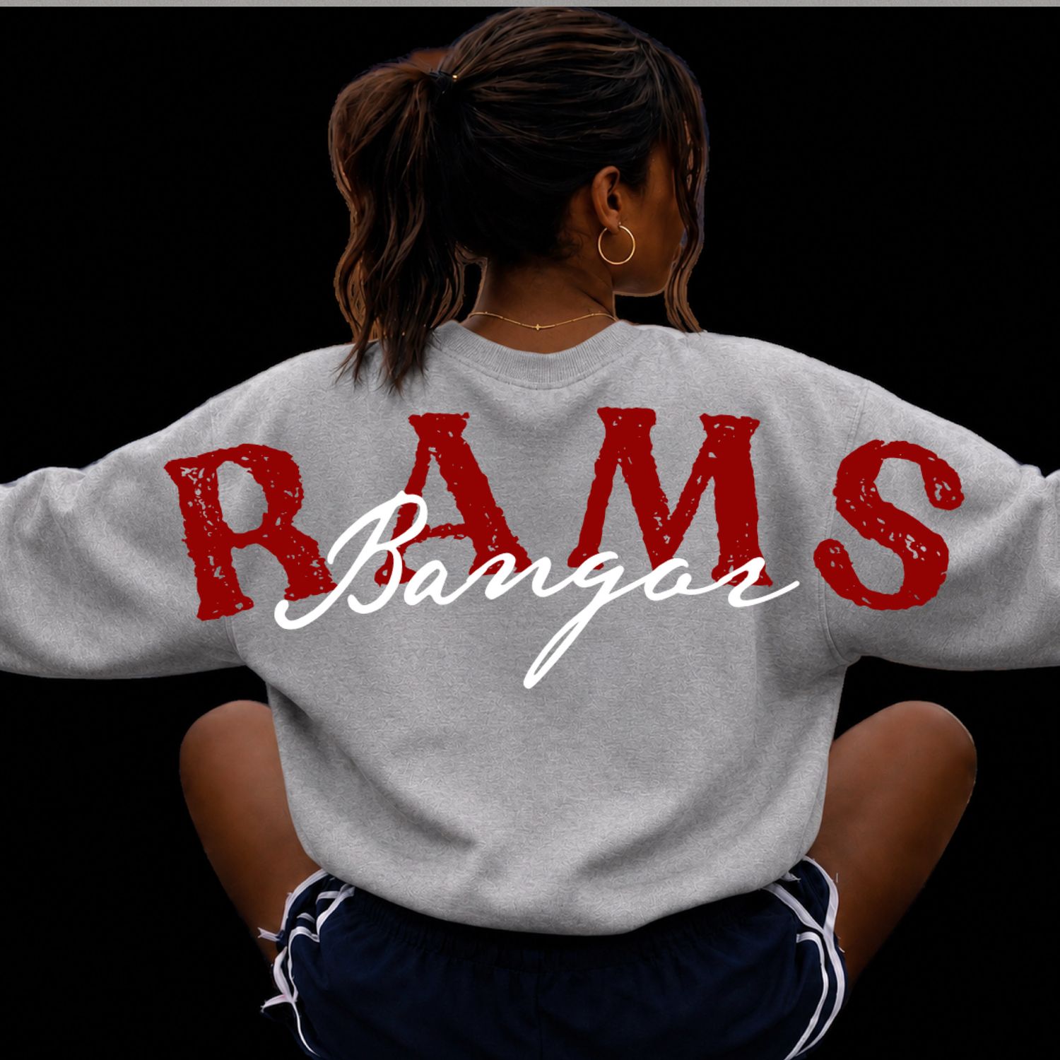 PREORDER Big Back Bangor High Crew Neck Sweatshirt