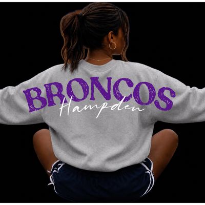 PREORDER Big Back Hampden Broncos Crew Neck Sweatshirt